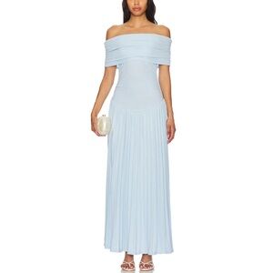 Lioness Field of Dreams Maxi Dress in Soft Blue